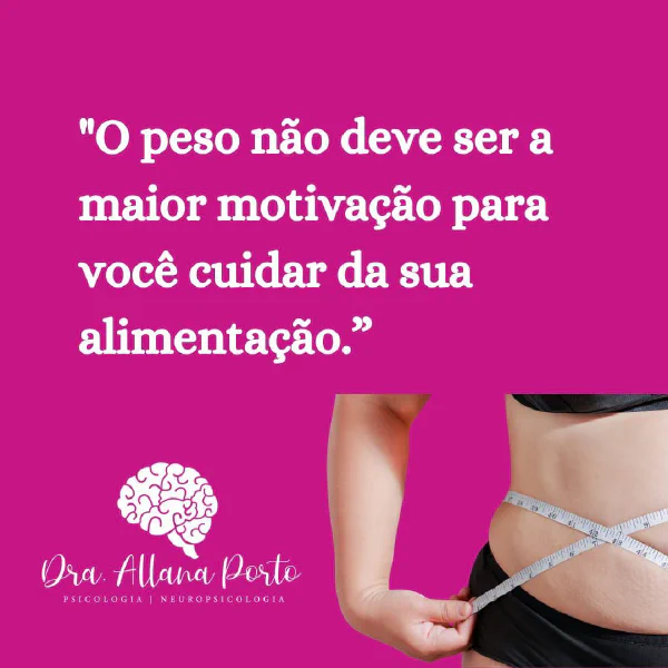 O seu peso deve ser apenas umas das motivações para você cuidar da alimentação,...