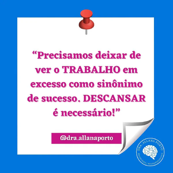 #descanso #sucesso #psicologia...