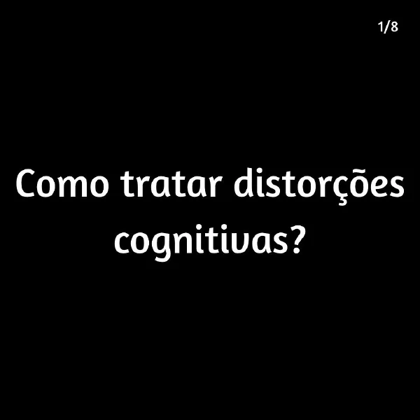 #distorçõescognitivas #psi #saúdemental #psicologa #cérebro #pensamentos...